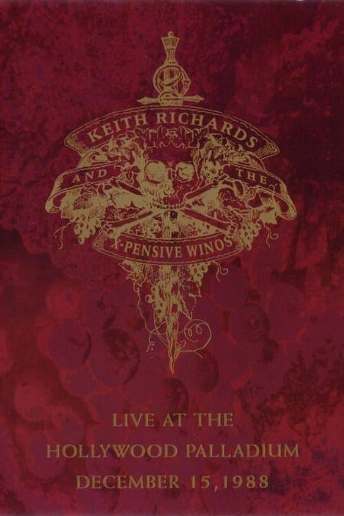 Keith Richards And The X-Pensive Winos: Live At The Hollywood Palladium December 15, 1988 (1991) poster