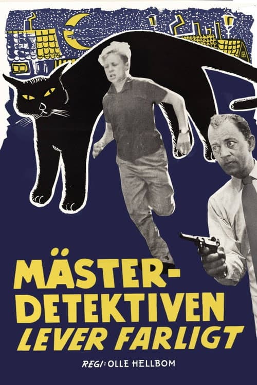 Mästerdetektiven lever farligt (1957) poster