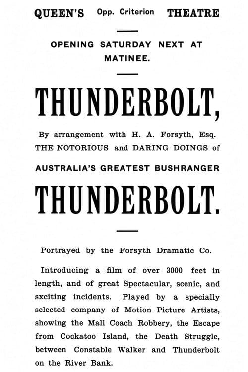 Thunderbolt (1910) poster