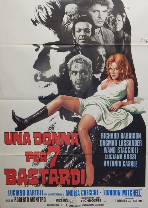 Una donna per 7 bastardi (1974) poster