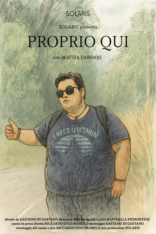 Proprio qui (2025) poster