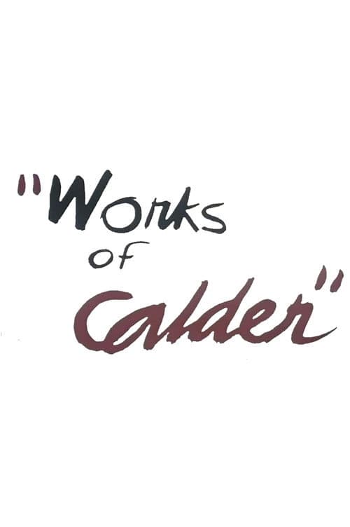 Works of Calder (1950) poster