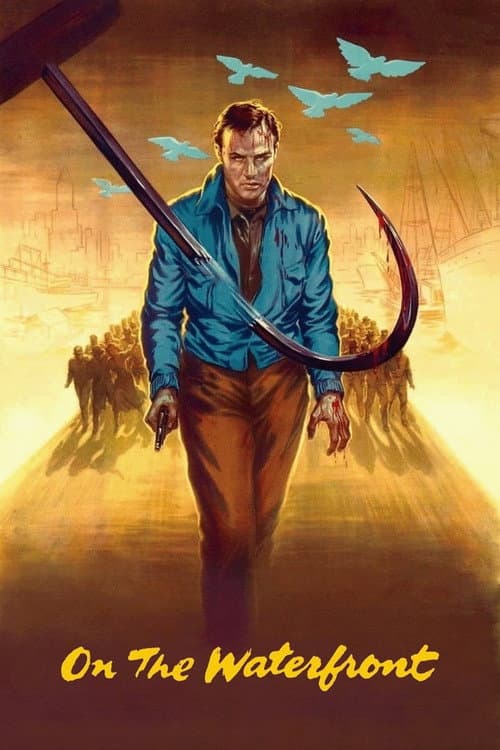 De wrede haven (1954) poster