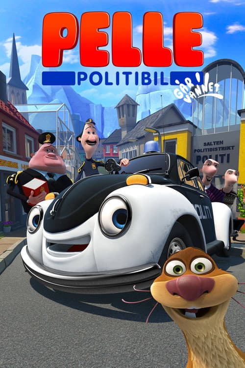 Pelle Politibil går i vannet (2009) poster