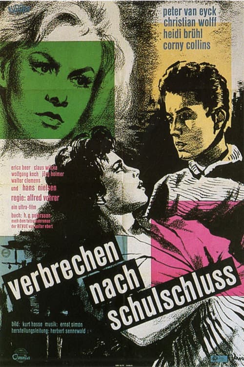 Verbrechen nach Schulschluss (1959) poster