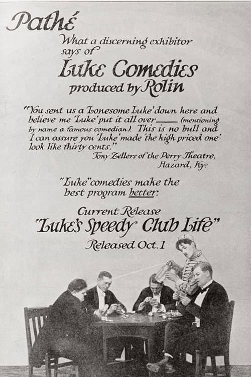 Luke's Speedy Club Life (1916) poster