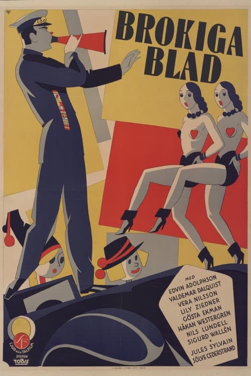 Brokiga blad (1931) poster