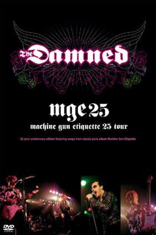 The Damned - Machine Gun Etiquette - 25th Tour (2006) poster
