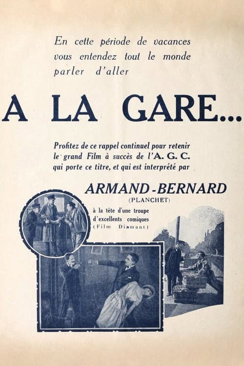 À la gare... (1923) poster
