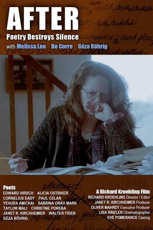 AFTER: Poetry Destroys Silence (2024) poster