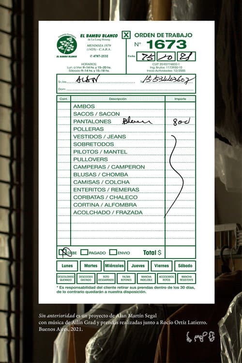 Sin anterioridad (2021) poster