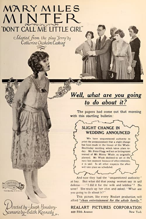 Don't Call Me Little Girl (1921) poster