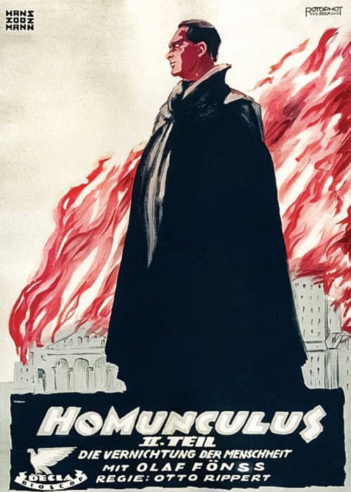 Homunculus, 5. Teil: Die Vernichtung der Menschheit (1917) poster