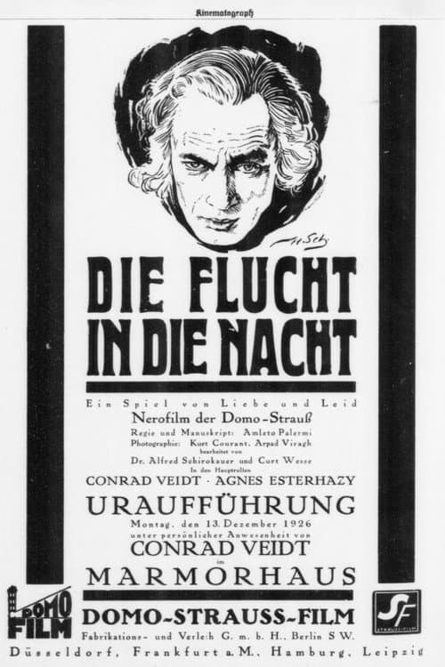 Die Flucht in die Nacht (1926) poster