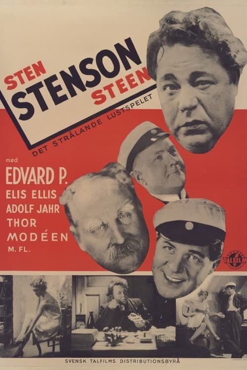 Sten Stensson Stéen från Eslöv på nya äventyr (1932) poster