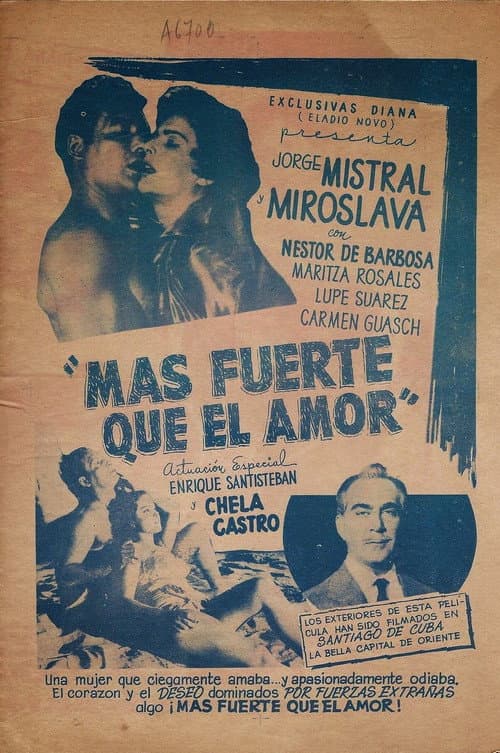 Más fuerte que el amor (1955) poster