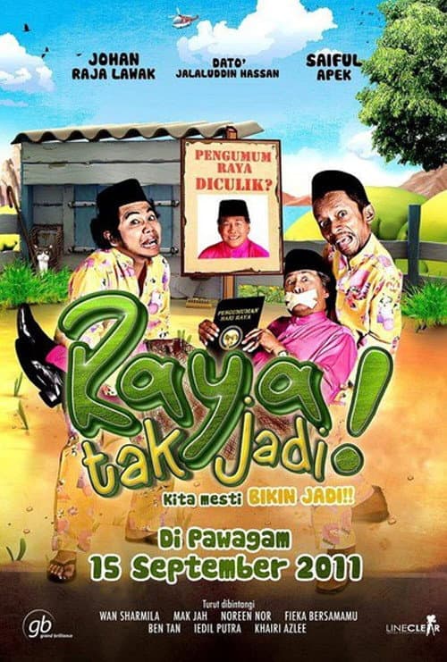 Raya Tak Jadi (2011) poster