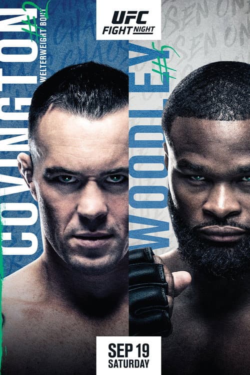 UFC Fight Night 178: Covington vs. Woodley (2020) poster