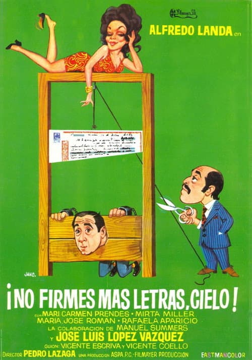 ¡No firmes más letras, cielo! (1972) poster