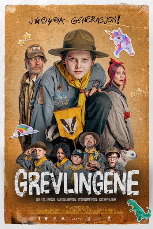 Grevlingene (2025) poster