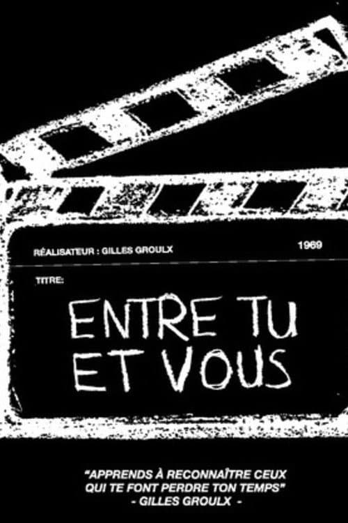 Entre tu et vous (1970) poster