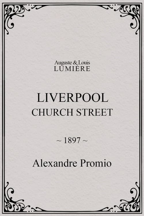 Liverpool, Church Street (1897) poster