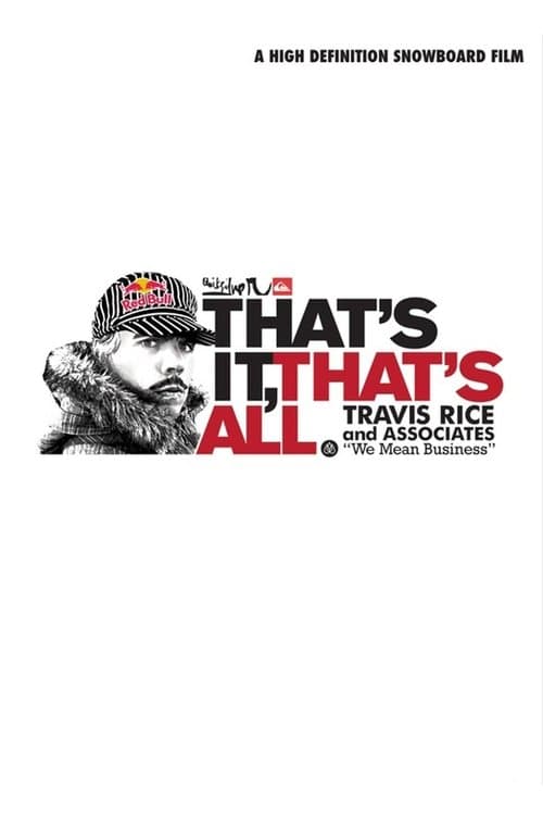 That's It, That's All (2008) poster