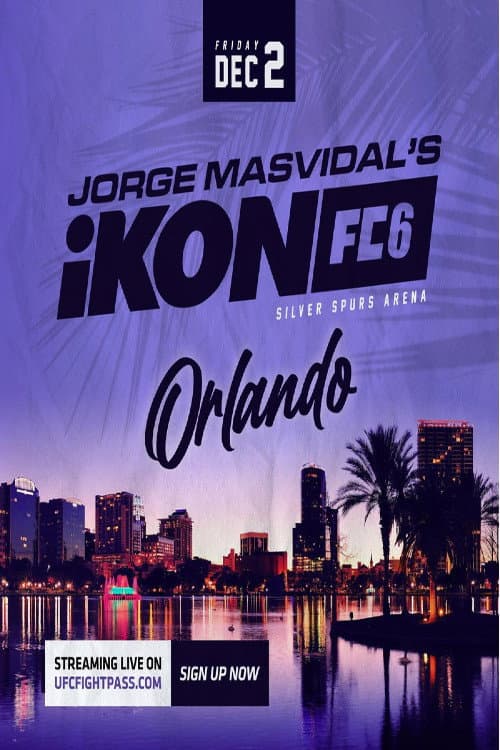 Jorge Masvidal's iKON FC 6: Lohsen vs. Williams (2022) poster