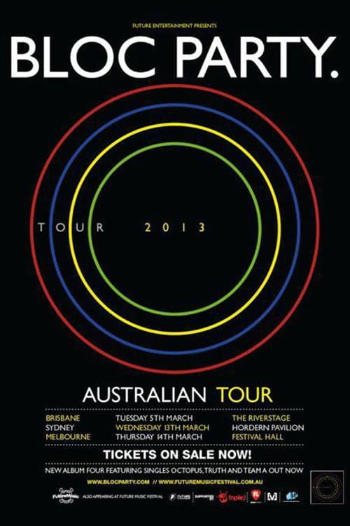 Bloc Party - Live in Sydney (2013) poster