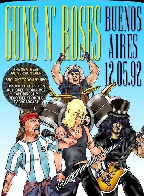 Guns N' Roses en vivo en Argentina 1992 (1992) poster