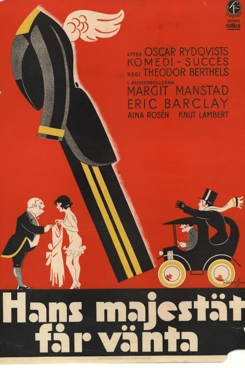 Hans majestät får vänta (1931) poster