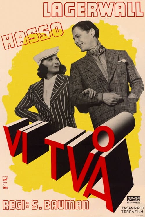 Vi två (1939) poster