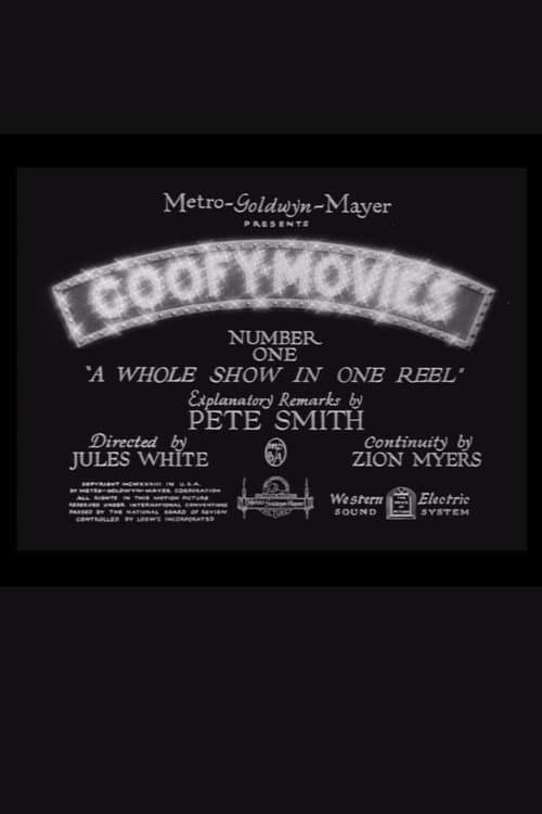 Goofy Movies Number One (1933) poster