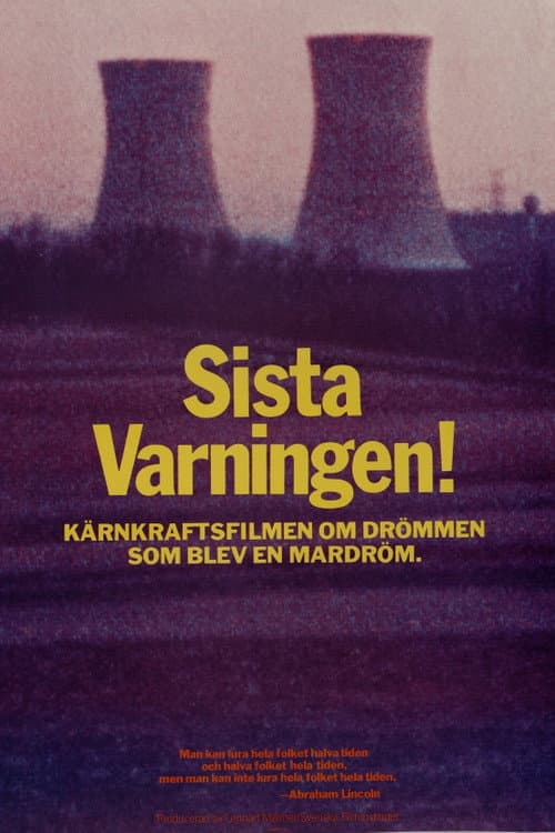 Sista varningen! (1980) poster