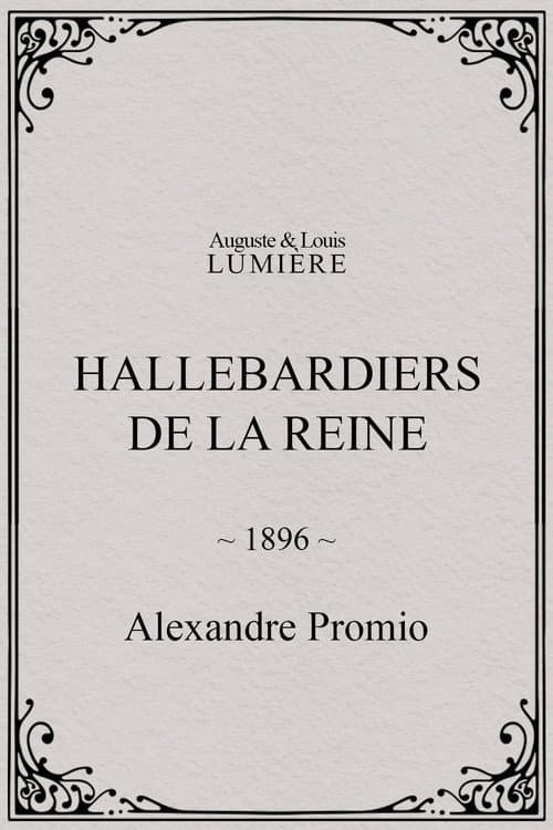 Hallebardiers de la reine (1896) poster