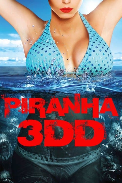 Piranha 3DD (2012) poster