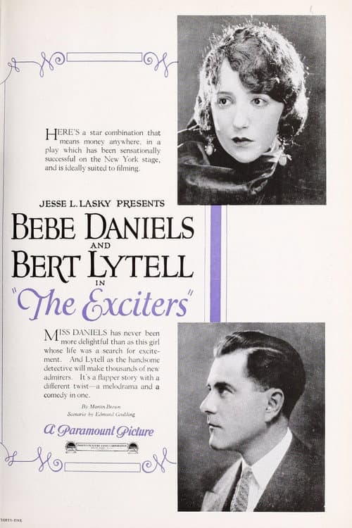 The Exciters (1923) poster