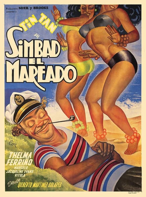 Simbad el Mareado (1950) poster