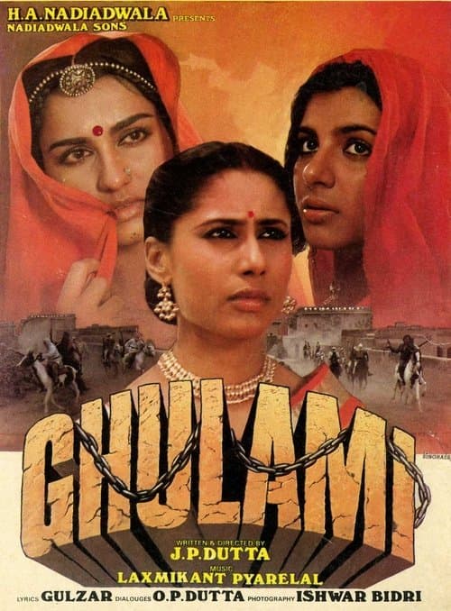 Ghulami (1985) poster