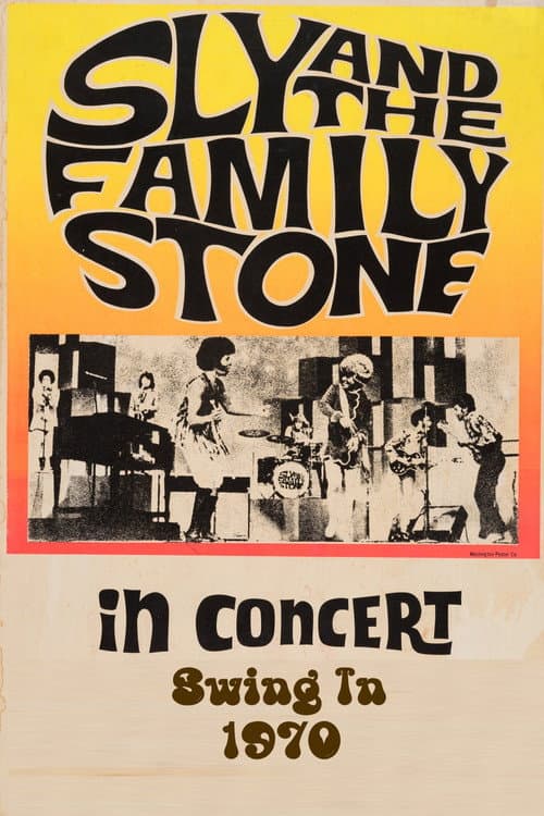 Sly & The Family Stone: Swing In '70 (1970) poster