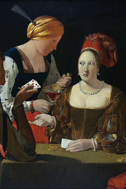 Georges de La Tour « Le tricheur à l’as de carreau » (1989) poster