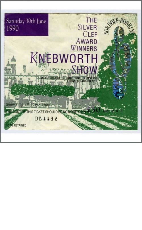 Silver Clef Award Winners Show, Knebworth Park (1990) poster
