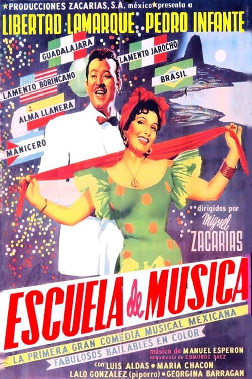 Escuela de música (1955) poster