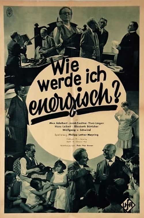 Wie werde ich energisch? (1933) poster