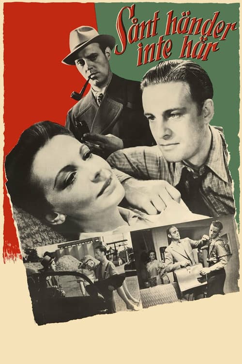 Sånt händer inte här (1950) poster
