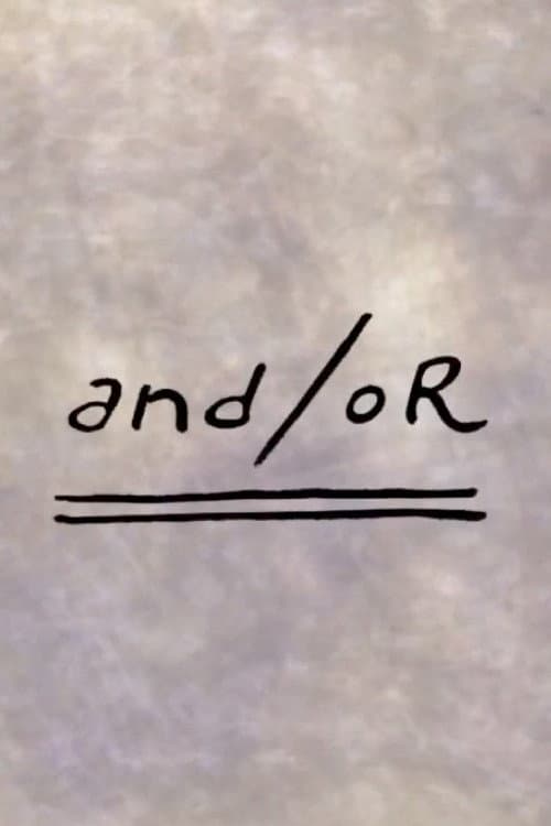 and/or (2012) poster