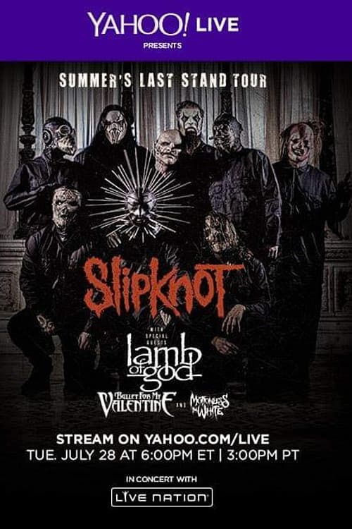 Slipknot - Live at DTE Energy Music Theatre 2015 (2015) poster