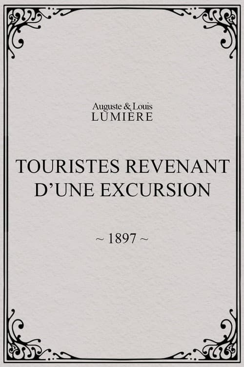 Touristes revenant d’une excursion (1897) poster