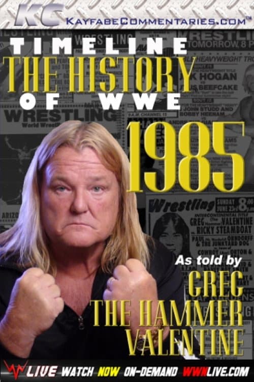Timeline The History of WWE – 1985 – As Told By Greg Valentine (2011) poster