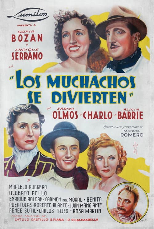 Los muchachos se divierten (1940) poster